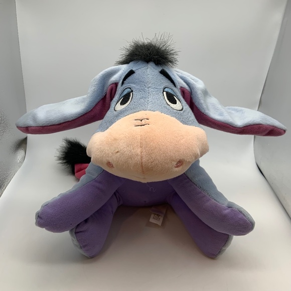Vintage Disney Fisher Price Eeyore Animated Happy Ears Plush Partially Working - Picture 1 of 16